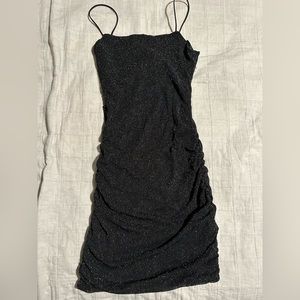 Black sparkly short dress